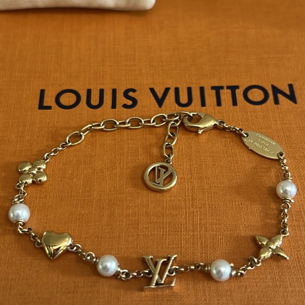 Brand New Louis Vuitton Heart Bracelet - SOLD